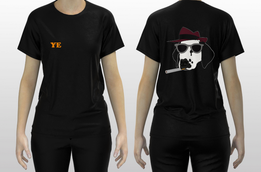 חולצת דלמטי מעשן בעיצוב אישי